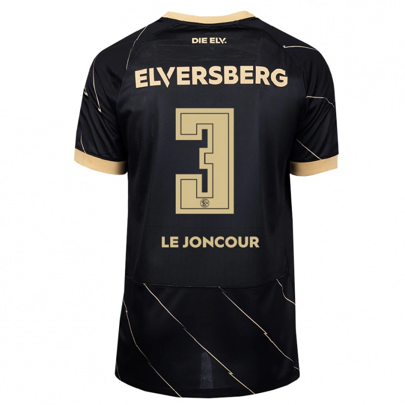 Danxen Criança Camisola Florian Le Joncour #3 Preto Marrom Alternativa 2026/27 Camisa Brasil