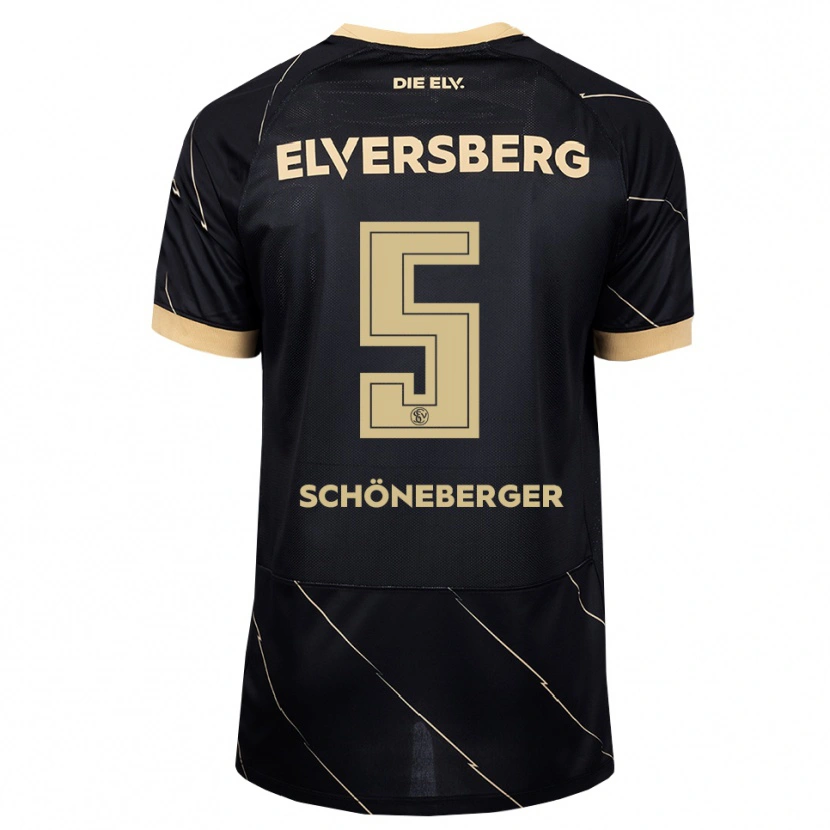 Danxen Criança Camisola Louis Schöneberger #5 Preto Marrom Alternativa 2026/27 Camisa Brasil