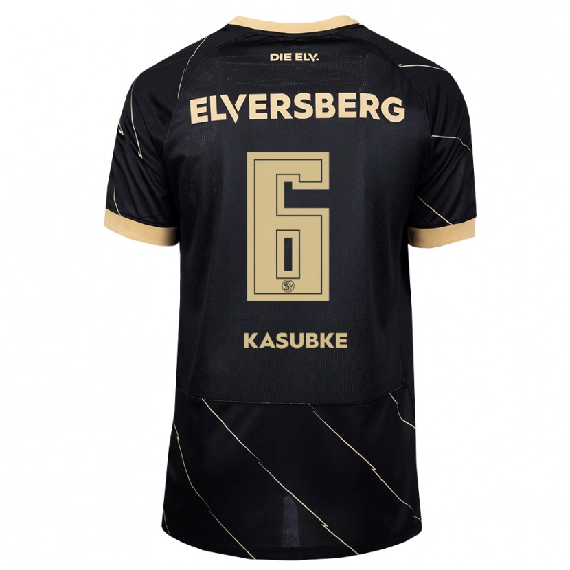 Danxen Criança Camisola Manuel Kasubke #6 Preto Marrom Alternativa 2026/27 Camisa Brasil