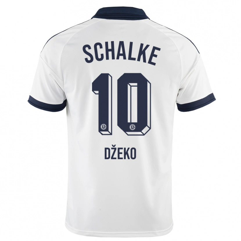 Danxen Criança Camisola Edin Dzeko #10 Preto Branco Alternativa 2026/27 Camisa Brasil