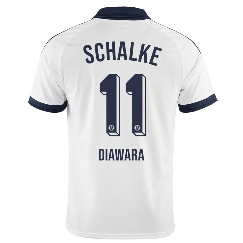 Danxen Criança Camisola Mamady Diawara #11 Preto Branco Alternativa 2026/27 Camisa Brasil