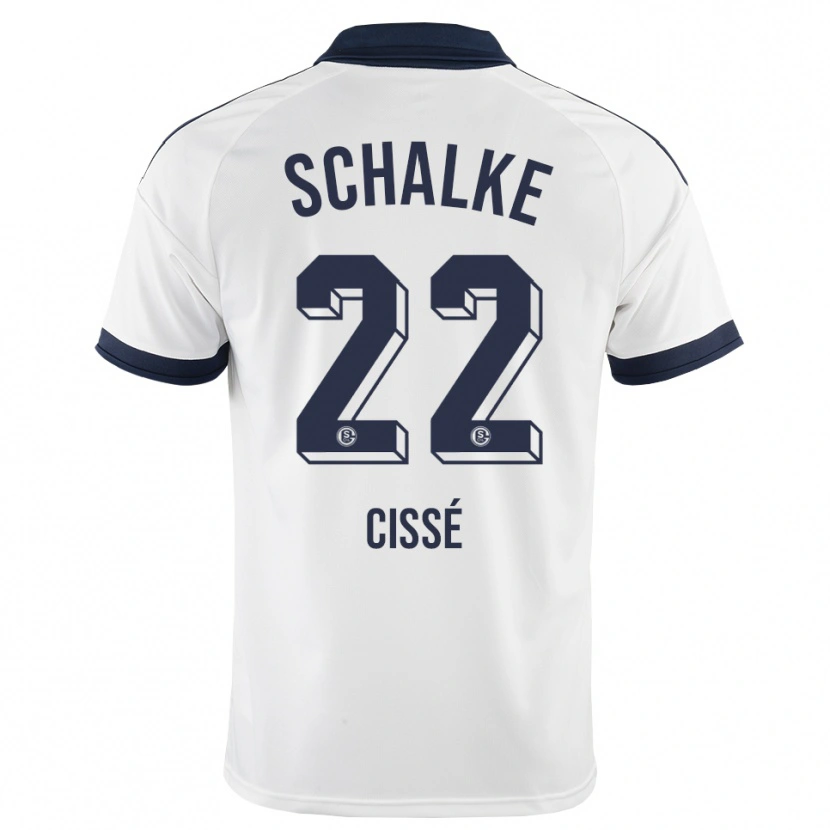 Danxen Criança Camisola Ibrahima Cissé #22 Preto Branco Alternativa 2026/27 Camisa Brasil