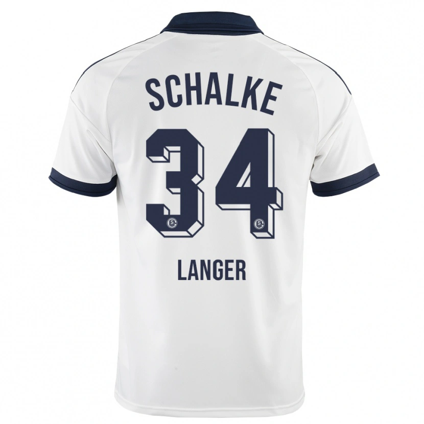 Danxen Criança Camisola Michael Langer #34 Preto Branco Alternativa 2026/27 Camisa Brasil