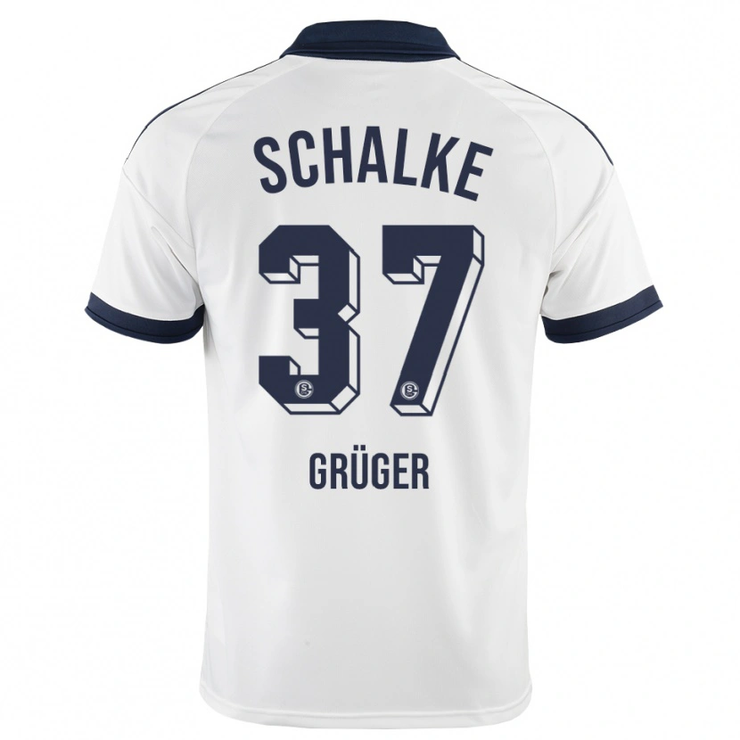 Danxen Criança Camisola Max Grüger #37 Preto Branco Alternativa 2026/27 Camisa Brasil
