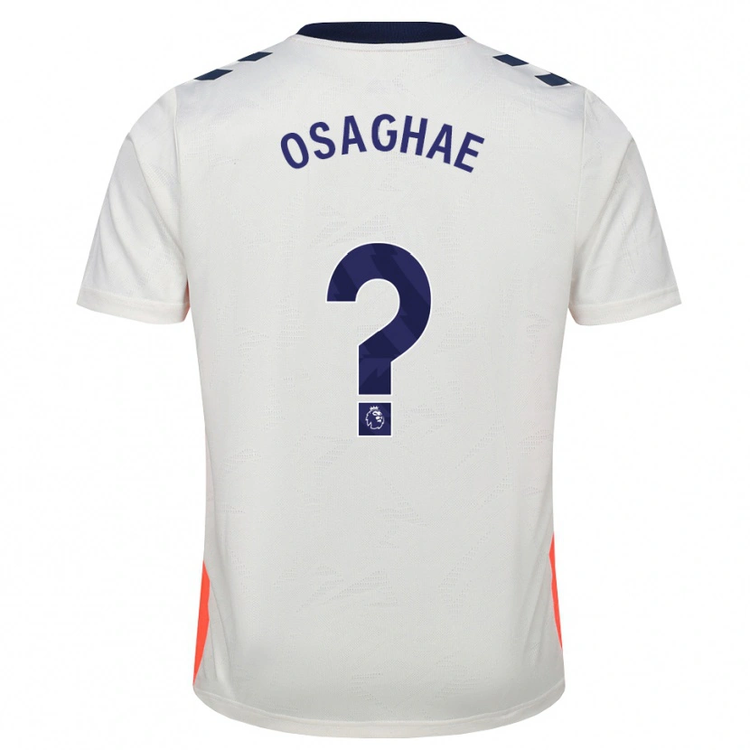 Danxen Criança Camisola Leon Osaghae #0 Branco Laranja Azul Real Alternativa 2026/27 Camisa Brasil