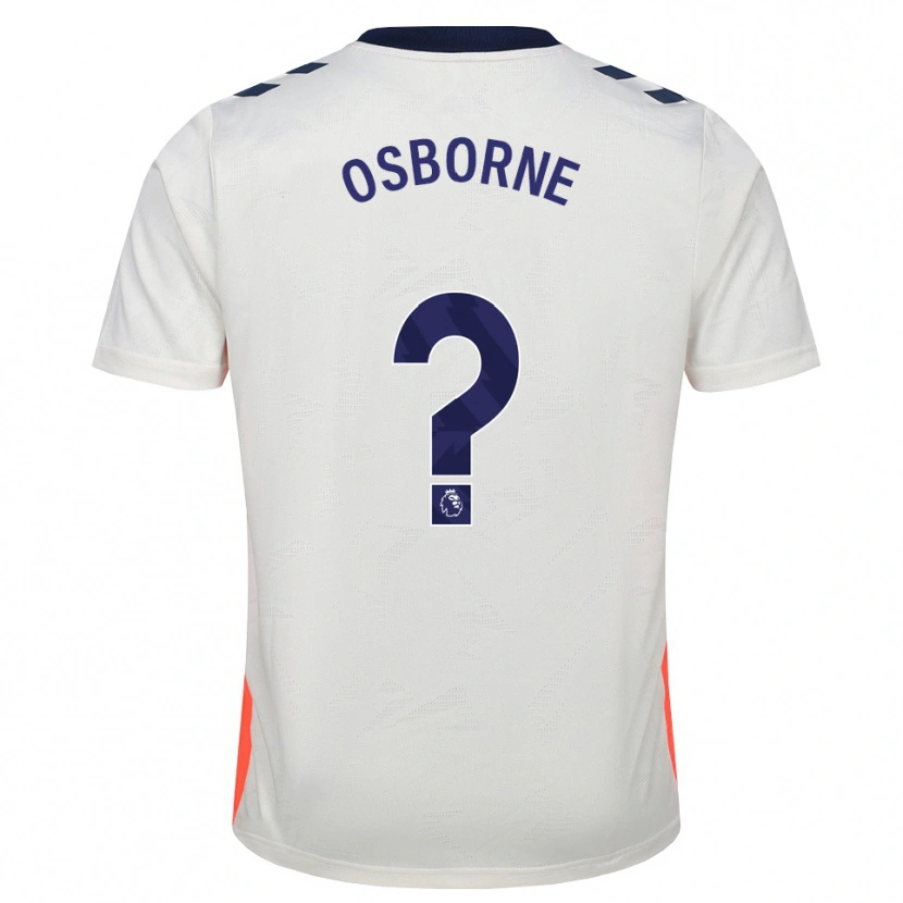 Danxen Criança Camisola Lucas Osborne #0 Branco Laranja Azul Real Alternativa 2026/27 Camisa Brasil