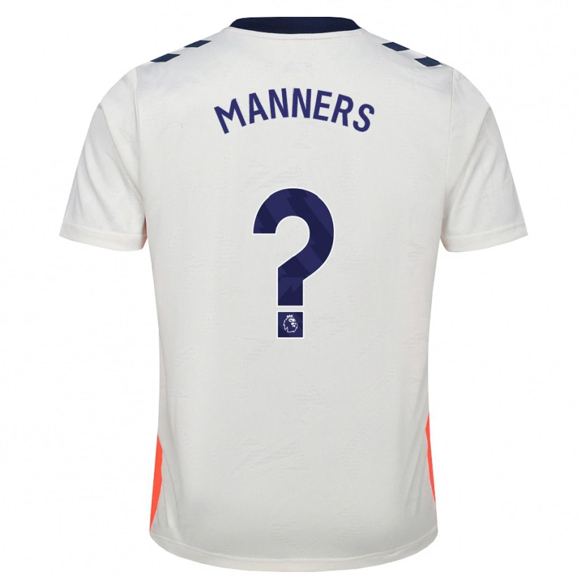 Danxen Criança Camisola Charlie Manners #0 Branco Laranja Azul Real Alternativa 2026/27 Camisa Brasil