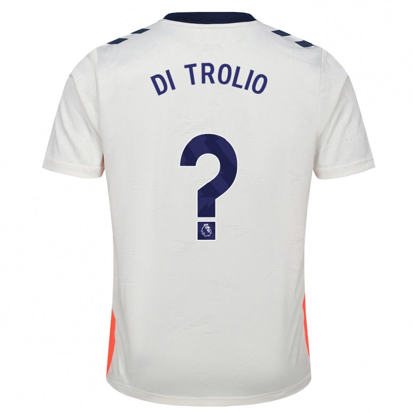 Danxen Criança Camisola Riccardo Di Trolio #0 Branco Laranja Azul Real Alternativa 2026/27 Camisa Brasil