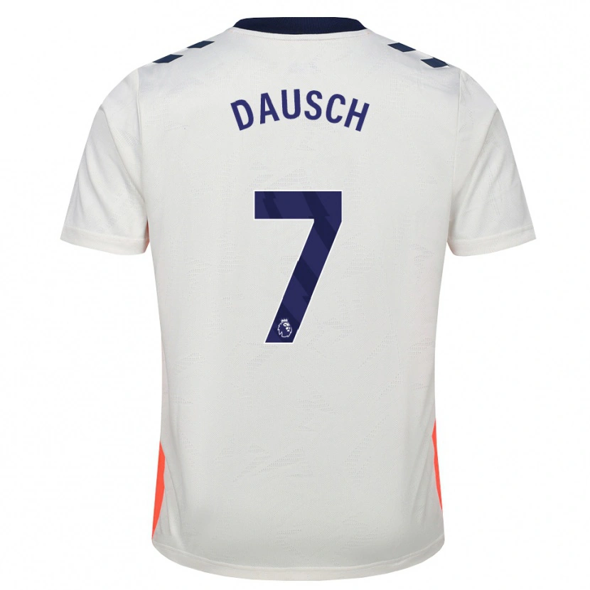 Danxen Criança Camisola Aidan Dausch #7 Branco Laranja Azul Real Alternativa 2026/27 Camisa Brasil