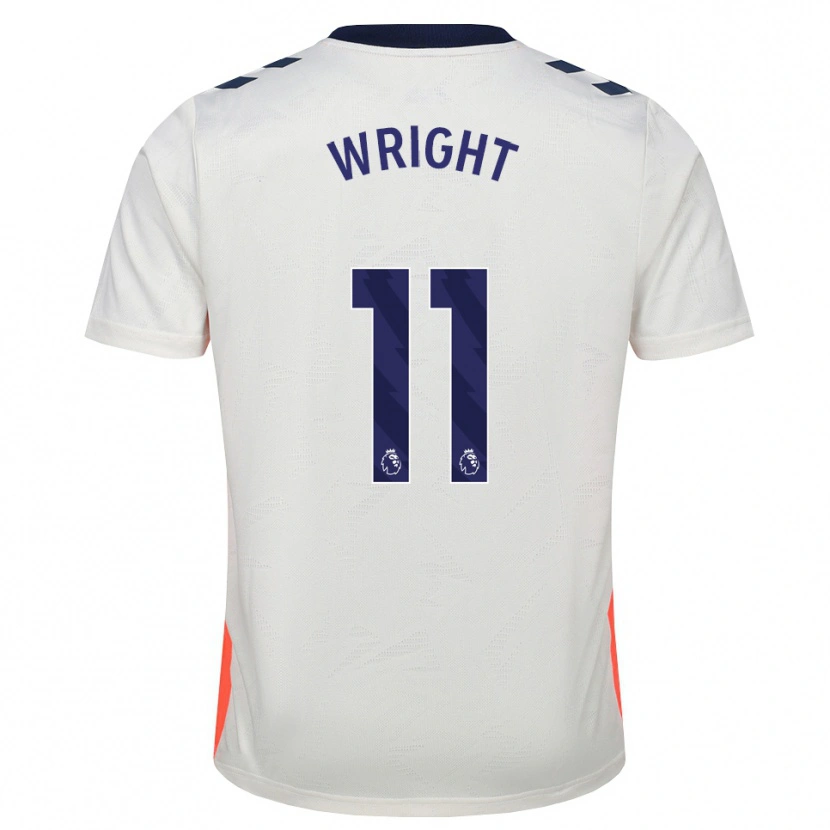 Danxen Criança Camisola Haji Wright #11 Branco Laranja Azul Real Alternativa 2026/27 Camisa Brasil