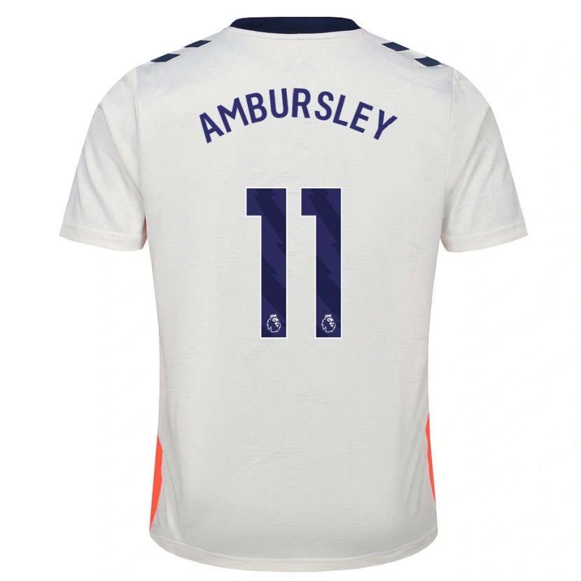 Danxen Criança Camisola Conrad Ambursley #11 Branco Laranja Azul Real Alternativa 2026/27 Camisa Brasil