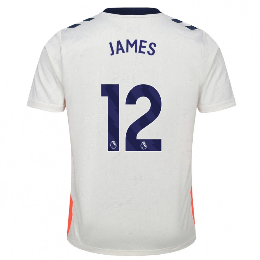 Danxen Criança Camisola Jack James #12 Branco Laranja Azul Real Alternativa 2026/27 Camisa Brasil