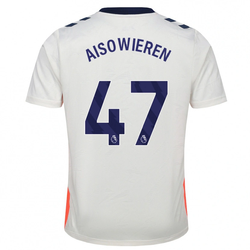 Danxen Criança Camisola Evan Eghosa Aisowieren #47 Branco Laranja Azul Real Alternativa 2026/27 Camisa Brasil