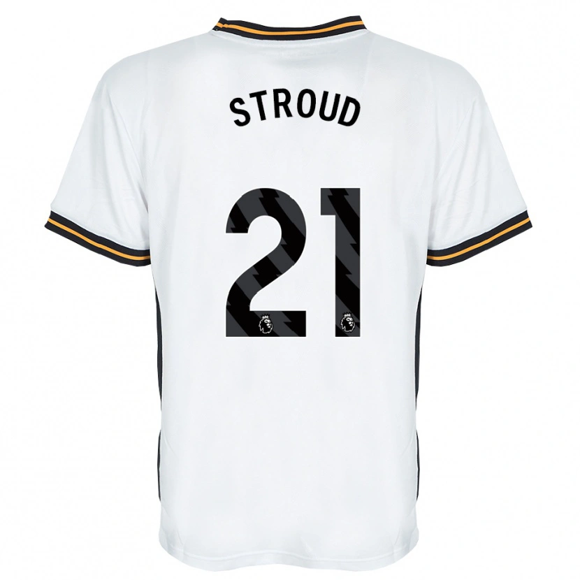 Danxen Criança Camisola Elliot Stroud #21 Branco Laranja Preto Alternativa 2026/27 Camisa Brasil