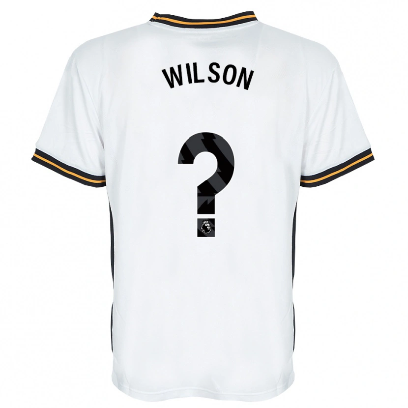 Danxen Criança Camisola George Wilson #0 Branco Laranja Preto Alternativa 2026/27 Camisa Brasil