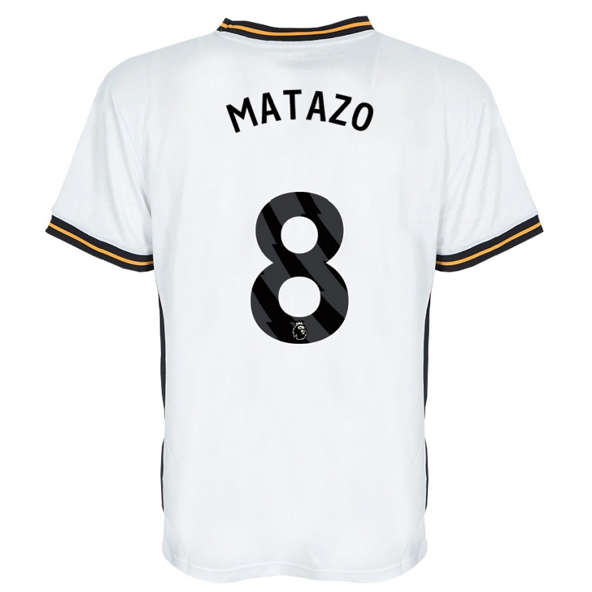 Danxen Criança Camisola Eliot Matazo #8 Branco Laranja Preto Alternativa 2026/27 Camisa Brasil
