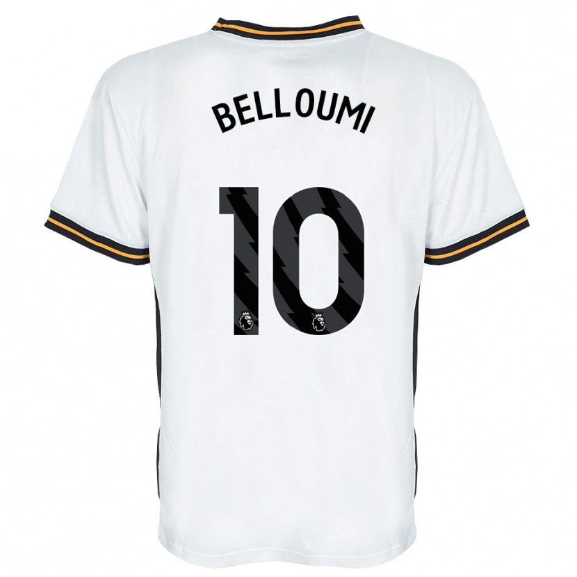 Danxen Criança Camisola Mohamed Belloumi #10 Branco Laranja Preto Alternativa 2026/27 Camisa Brasil