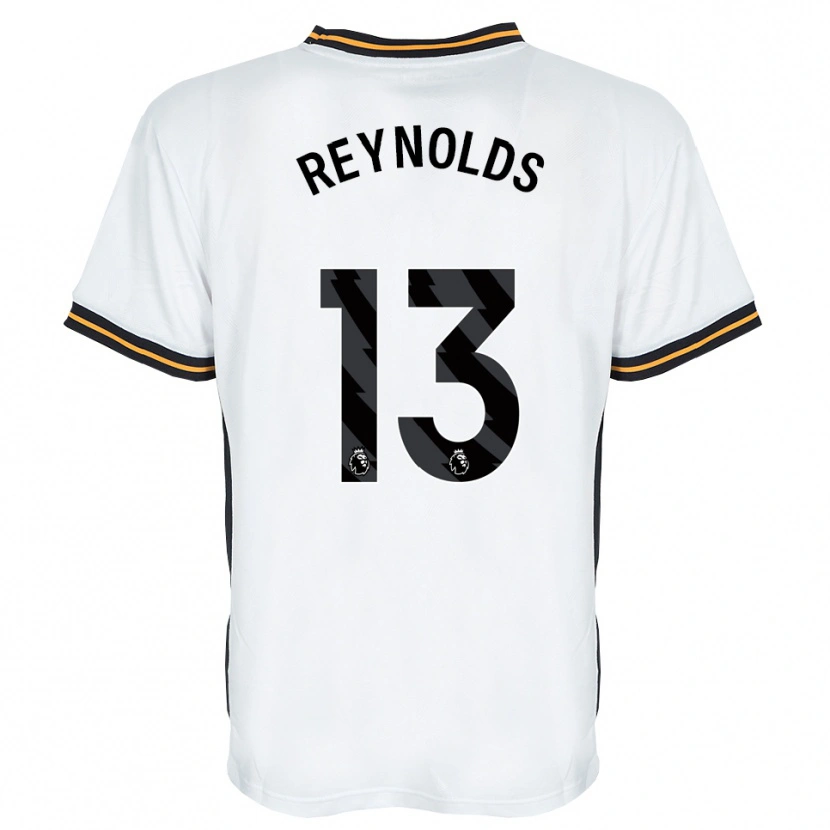 Danxen Criança Camisola Kerr Reynolds #13 Branco Laranja Preto Alternativa 2026/27 Camisa Brasil