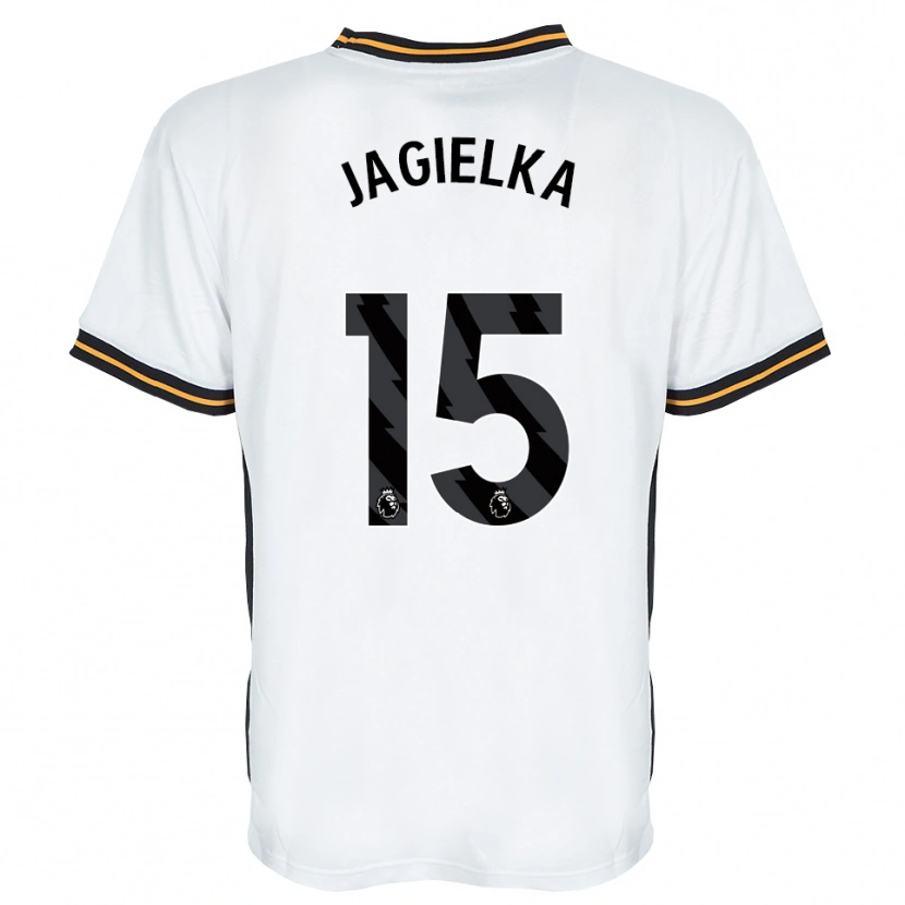 Danxen Criança Camisola Zac Jagielka #15 Branco Laranja Preto Alternativa 2026/27 Camisa Brasil