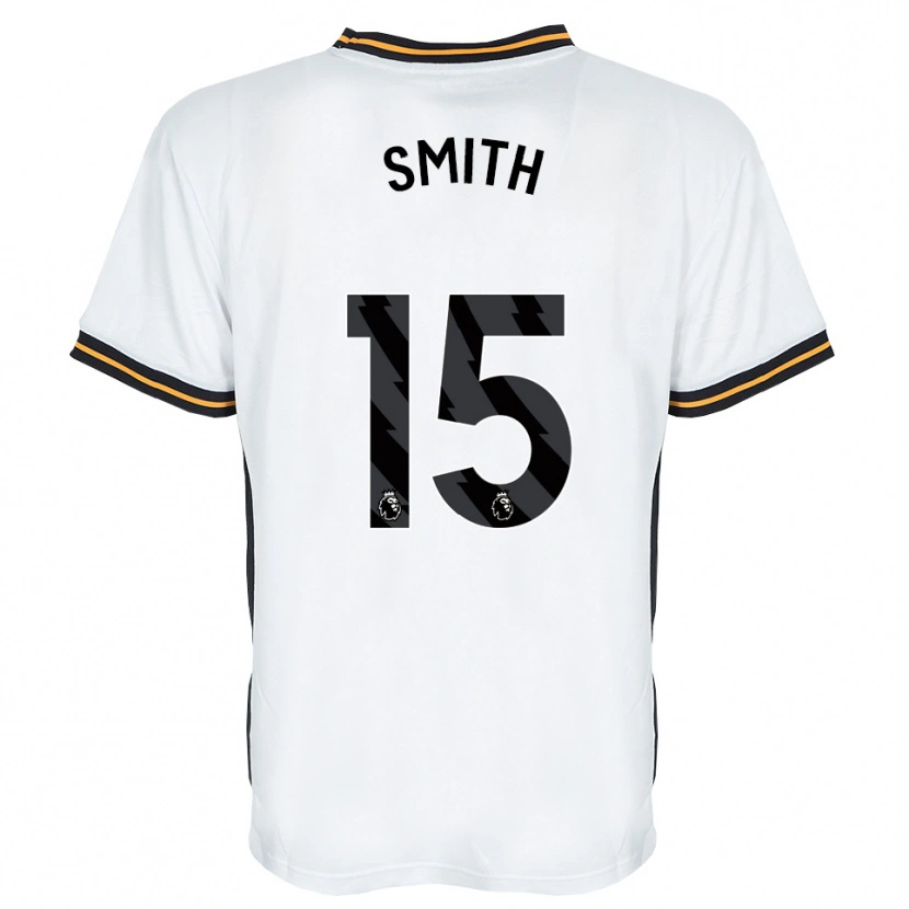 Danxen Criança Camisola Suey Smith #15 Branco Laranja Preto Alternativa 2026/27 Camisa Brasil