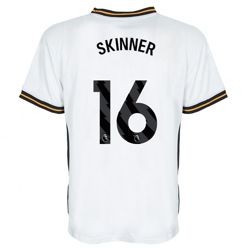 Danxen Criança Camisola Harley Skinner #16 Branco Laranja Preto Alternativa 2026/27 Camisa Brasil
