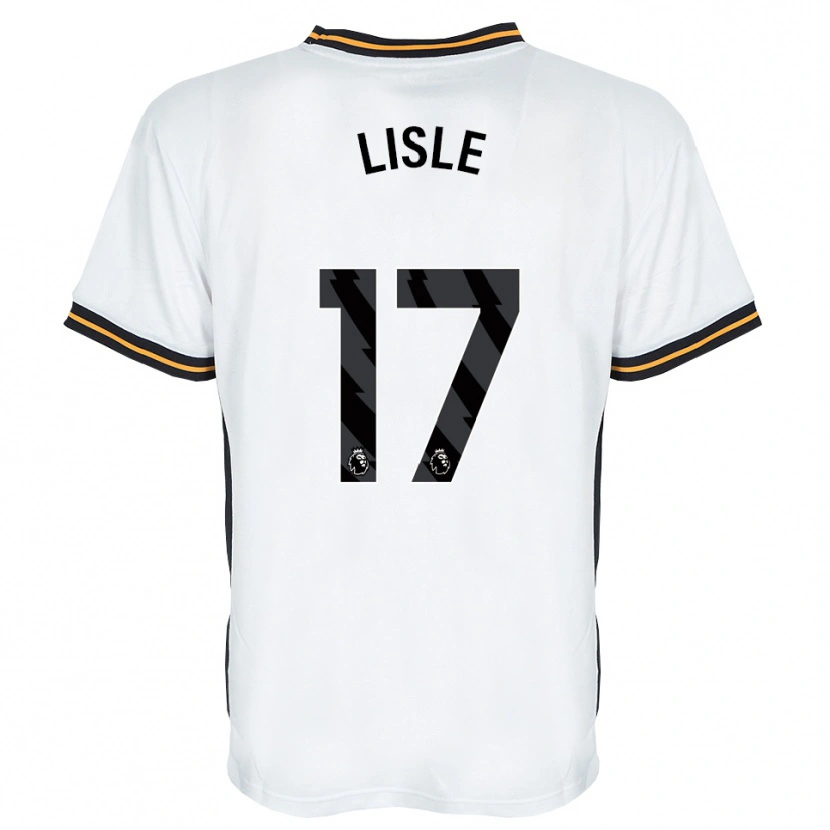 Danxen Criança Camisola Mary Lisle #17 Branco Laranja Preto Alternativa 2026/27 Camisa Brasil