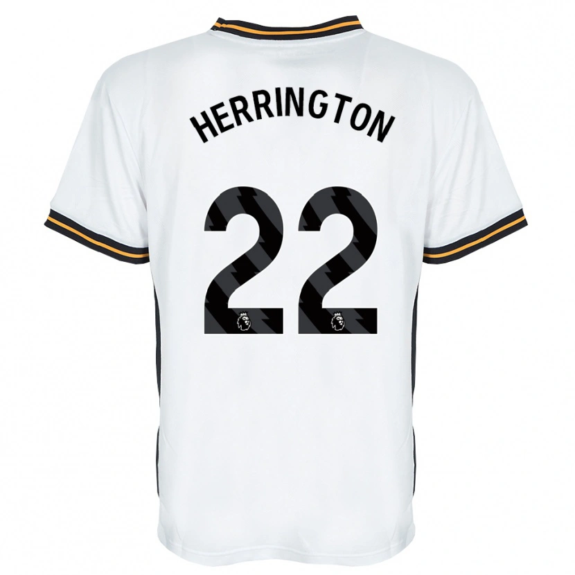 Danxen Criança Camisola Lucas Herrington #22 Branco Laranja Preto Alternativa 2026/27 Camisa Brasil