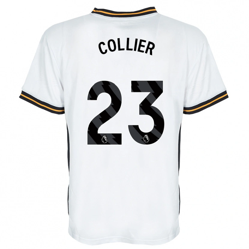 Danxen Criança Camisola Holly Johnson-Collier #23 Branco Laranja Preto Alternativa 2026/27 Camisa Brasil