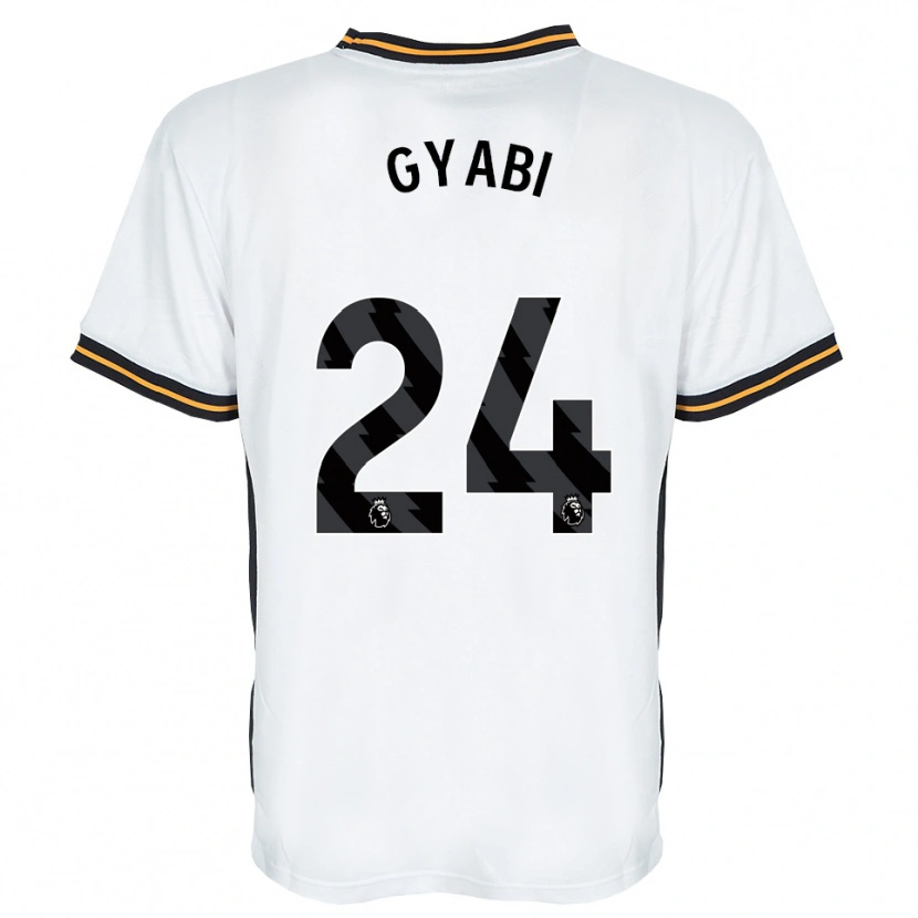 Danxen Criança Camisola Darko Gyabi #24 Branco Laranja Preto Alternativa 2026/27 Camisa Brasil