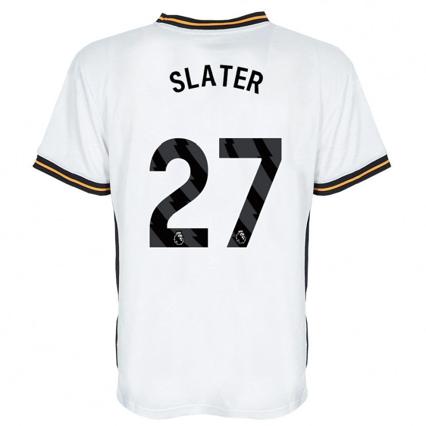 Danxen Criança Camisola Regan Slater #27 Branco Laranja Preto Alternativa 2026/27 Camisa Brasil