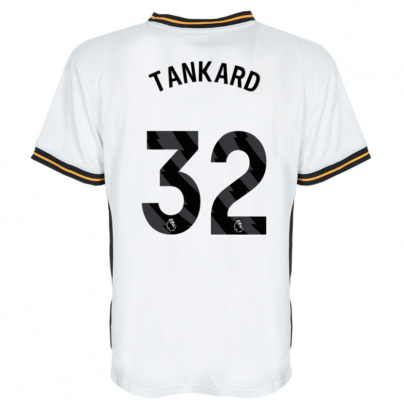 Danxen Criança Camisola Lily Tankard #32 Branco Laranja Preto Alternativa 2026/27 Camisa Brasil