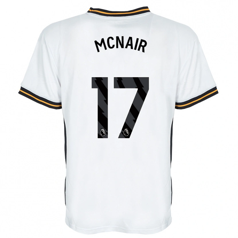 Danxen Criança Camisola Paddy Mcnair #17 Branco Laranja Preto Alternativa 2026/27 Camisa Brasil