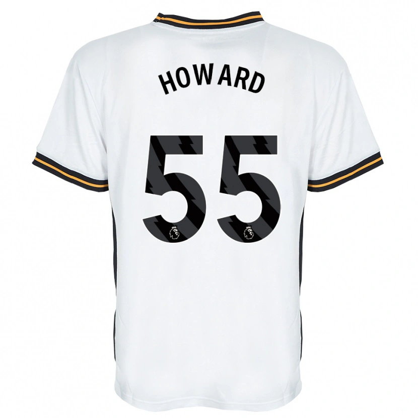 Danxen Criança Camisola Archie Howard #55 Branco Laranja Preto Alternativa 2026/27 Camisa Brasil