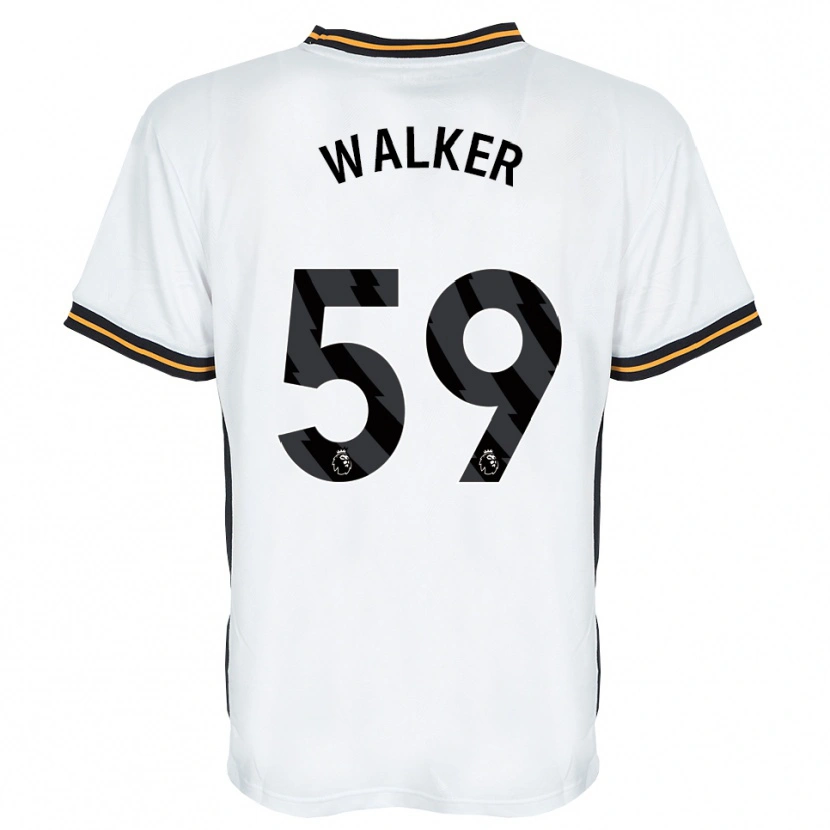 Danxen Criança Camisola Coist Walker #59 Branco Laranja Preto Alternativa 2026/27 Camisa Brasil