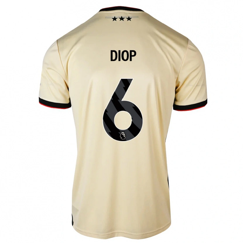 Danxen Criança Camisola Issa Diop #6 Chiffon De Limão Preto Vermelho Alternativa 2026/27 Camisa Brasil