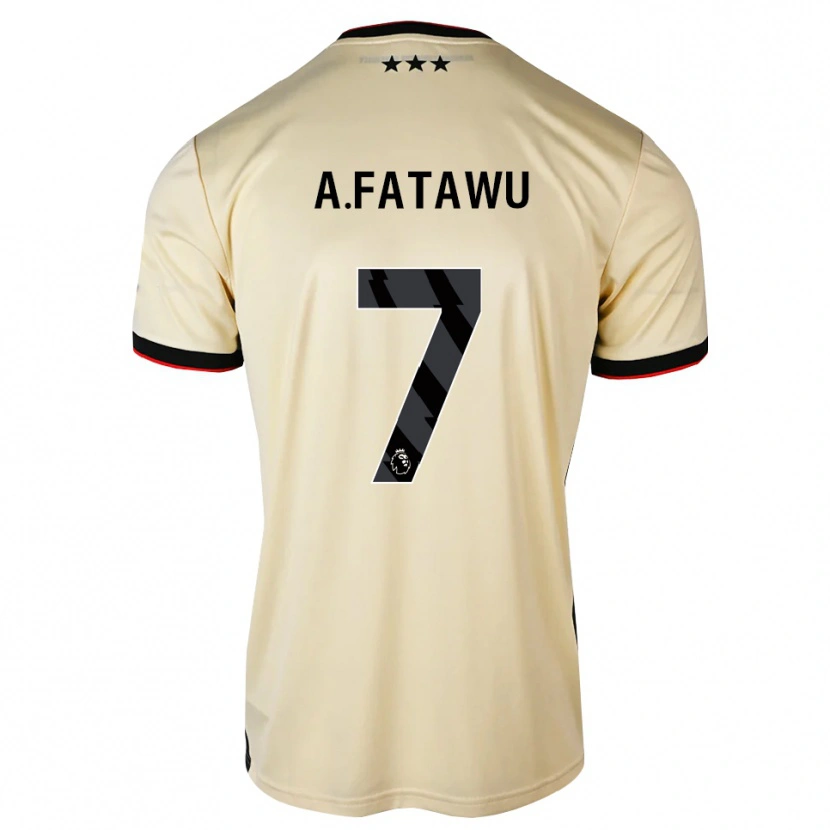 Danxen Criança Camisola Abdul Fatawu #7 Chiffon De Limão Preto Vermelho Alternativa 2026/27 Camisa Brasil