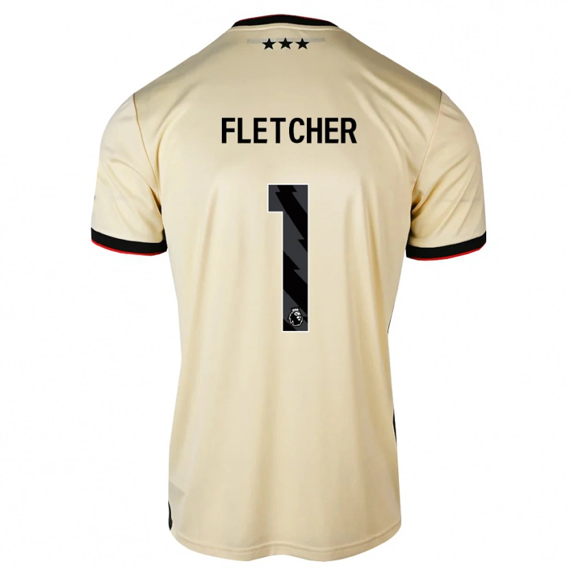 Danxen Criança Camisola William Fletcher #1 Chiffon De Limão Preto Vermelho Alternativa 2026/27 Camisa Brasil