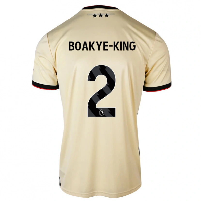 Danxen Criança Camisola Isaac Boakye-King #2 Chiffon De Limão Preto Vermelho Alternativa 2026/27 Camisa Brasil