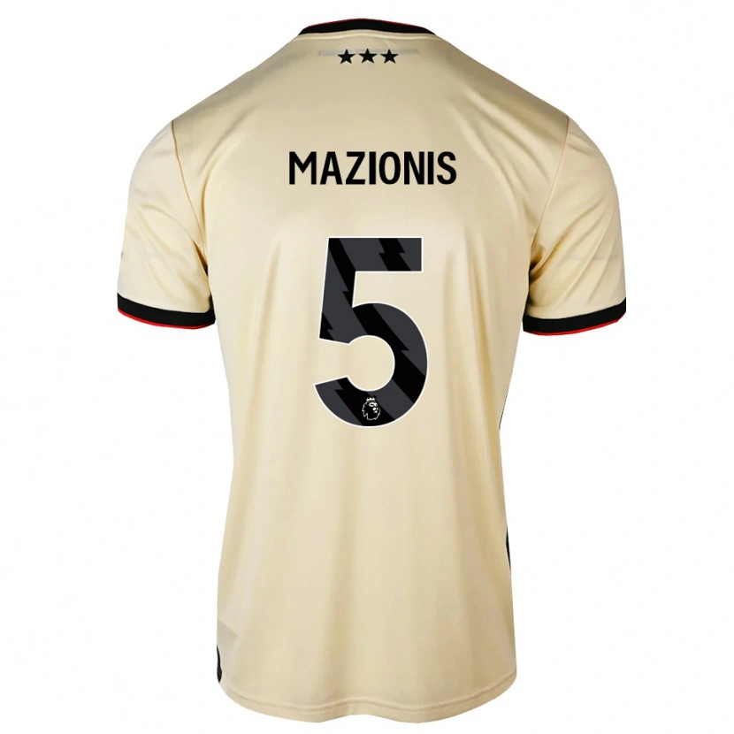 Danxen Criança Camisola Jokūbas Mažionis #5 Chiffon De Limão Preto Vermelho Alternativa 2026/27 Camisa Brasil