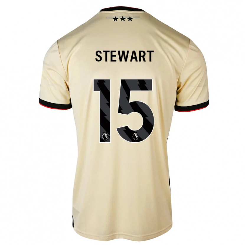 Danxen Criança Camisola Callum Stewart #15 Chiffon De Limão Preto Vermelho Alternativa 2026/27 Camisa Brasil