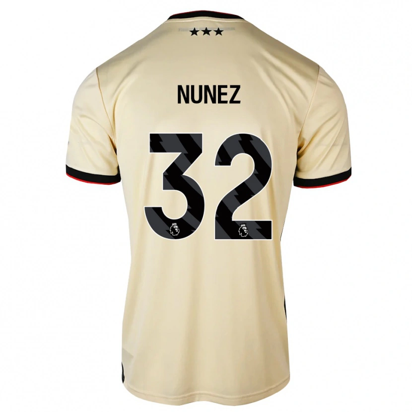 Danxen Criança Camisola Marcelino Núñez #32 Chiffon De Limão Preto Vermelho Alternativa 2026/27 Camisa Brasil