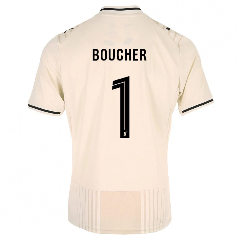 Danxen Criança Camisola Zacharie Boucher #1 Renda Preta Branco Antigo Alternativa 2026/27 Camisa Brasil