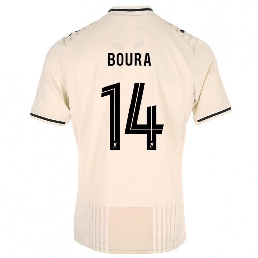 Danxen Criança Camisola Ismaël Boura #14 Renda Preta Branco Antigo Alternativa 2026/27 Camisa Brasil