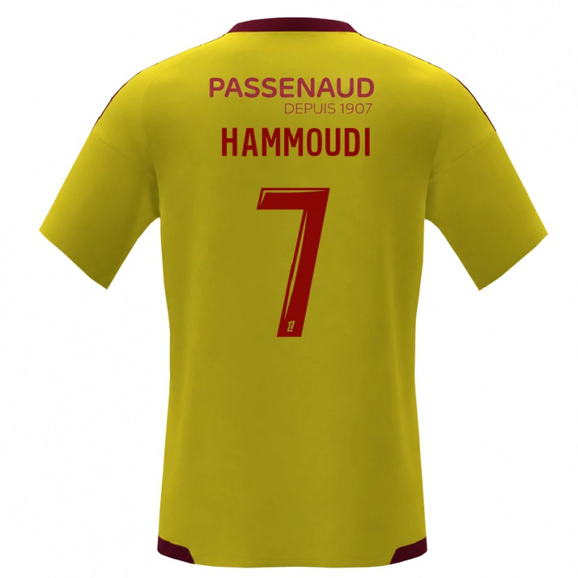 Danxen Criança Camisola Izhak Hammoudi #7 Amarelo Vermelho Verde Alternativa 2026/27 Camisa Brasil