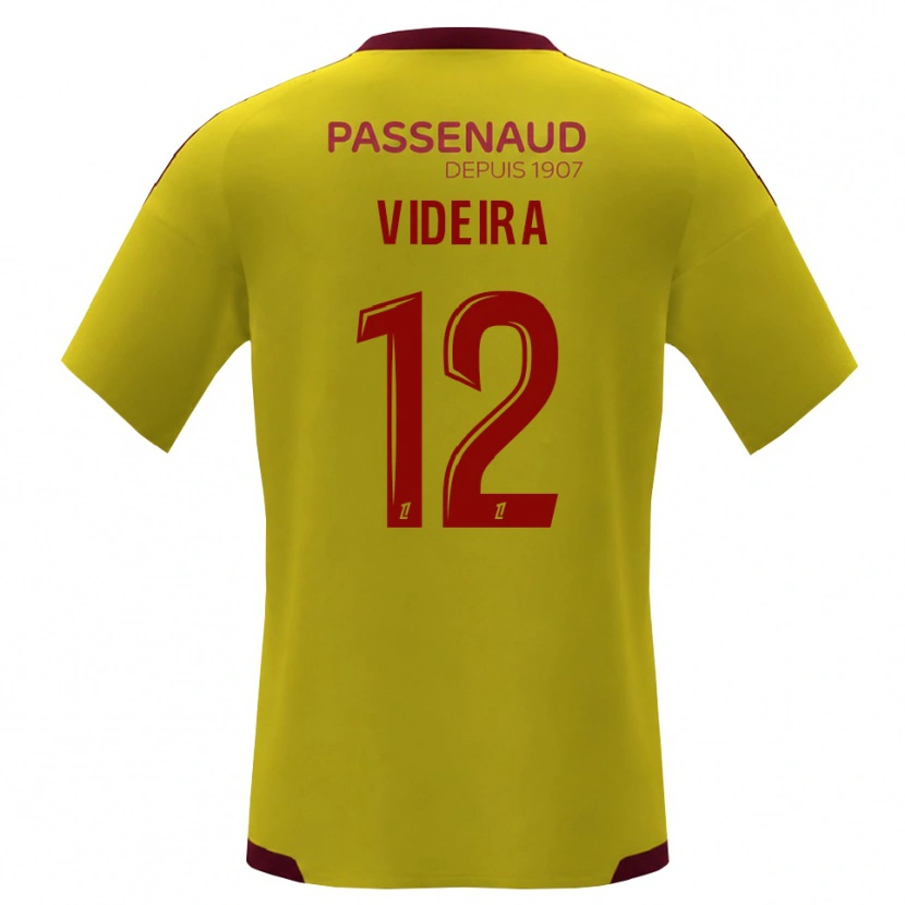 Danxen Criança Camisola Lenny Videira #12 Amarelo Vermelho Verde Alternativa 2026/27 Camisa Brasil