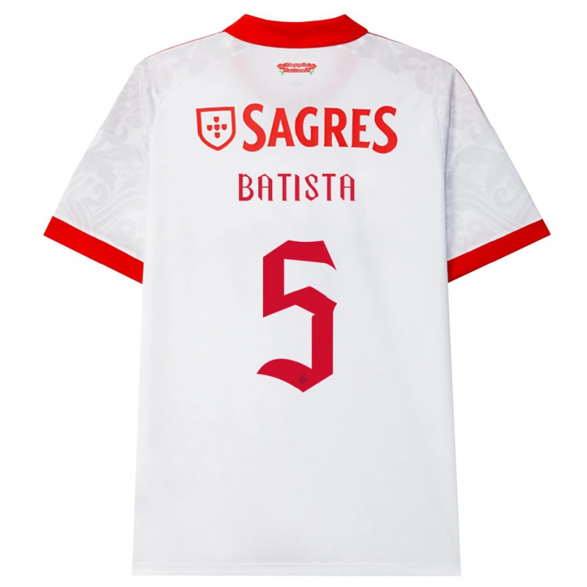 Danxen Criança Camisola Ricardo Batista #5 Branco Vermelho Amarelo Alternativa 2026/27 Camisa Brasil