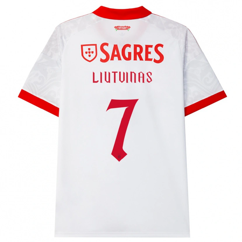 Danxen Criança Camisola Kristupas Liutvinas #7 Branco Vermelho Amarelo Alternativa 2026/27 Camisa Brasil