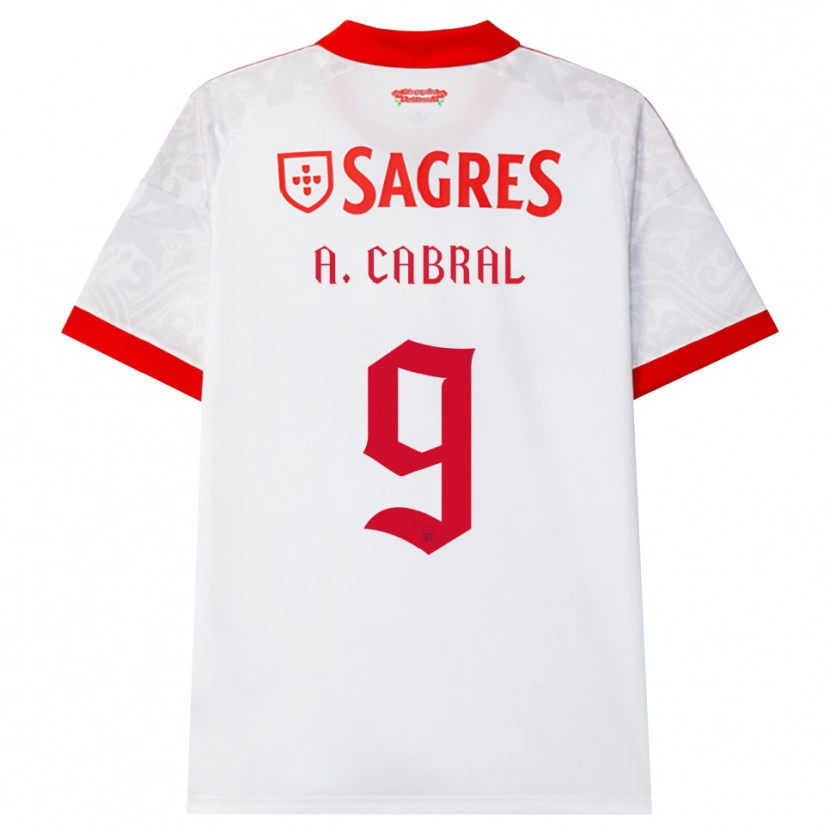 Danxen Criança Camisola Arthur Cabral #9 Branco Vermelho Amarelo Alternativa 2026/27 Camisa Brasil
