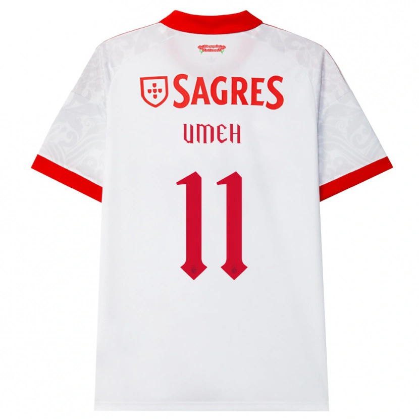 Danxen Criança Camisola Jaden Umeh #11 Branco Vermelho Amarelo Alternativa 2026/27 Camisa Brasil