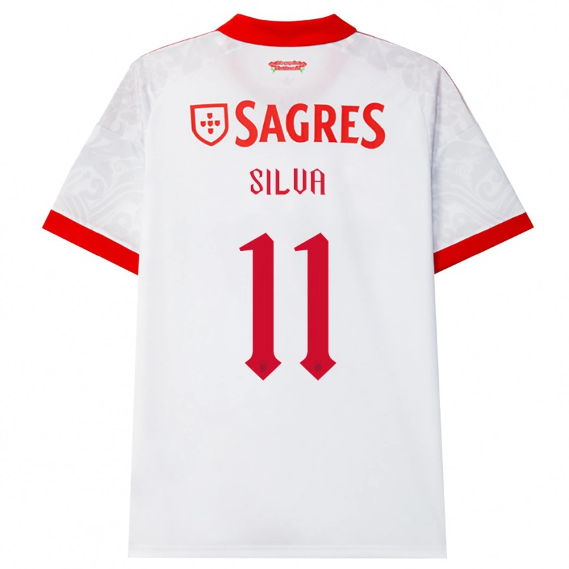 Danxen Criança Camisola Jéssica Silva #11 Branco Vermelho Amarelo Alternativa 2026/27 Camisa Brasil